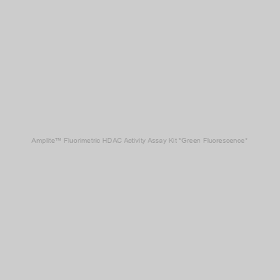 Amplite™ Fluorimetric HDAC Activity Assay Kit *Green Fluorescence*